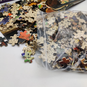 عينة مجانية بالجملة خشبية 1000 قطعة بانوراما الألغاز ألعاب تعليمية