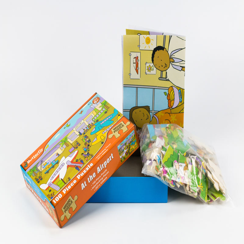 شراء بالجملة 60100200 قطعة اللغز مخصص مطبوعة سميكة اللوح الاطفال لعبة التعليمية اللغز